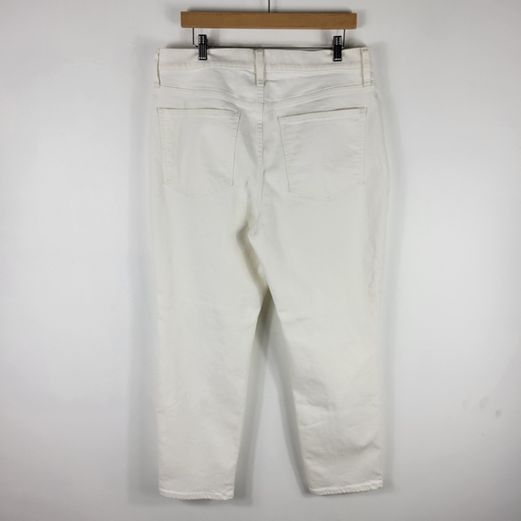 New Madewell Perfect Vintage Crop Distressed High Waist Button Fly Jeans - Picture 9 of 12